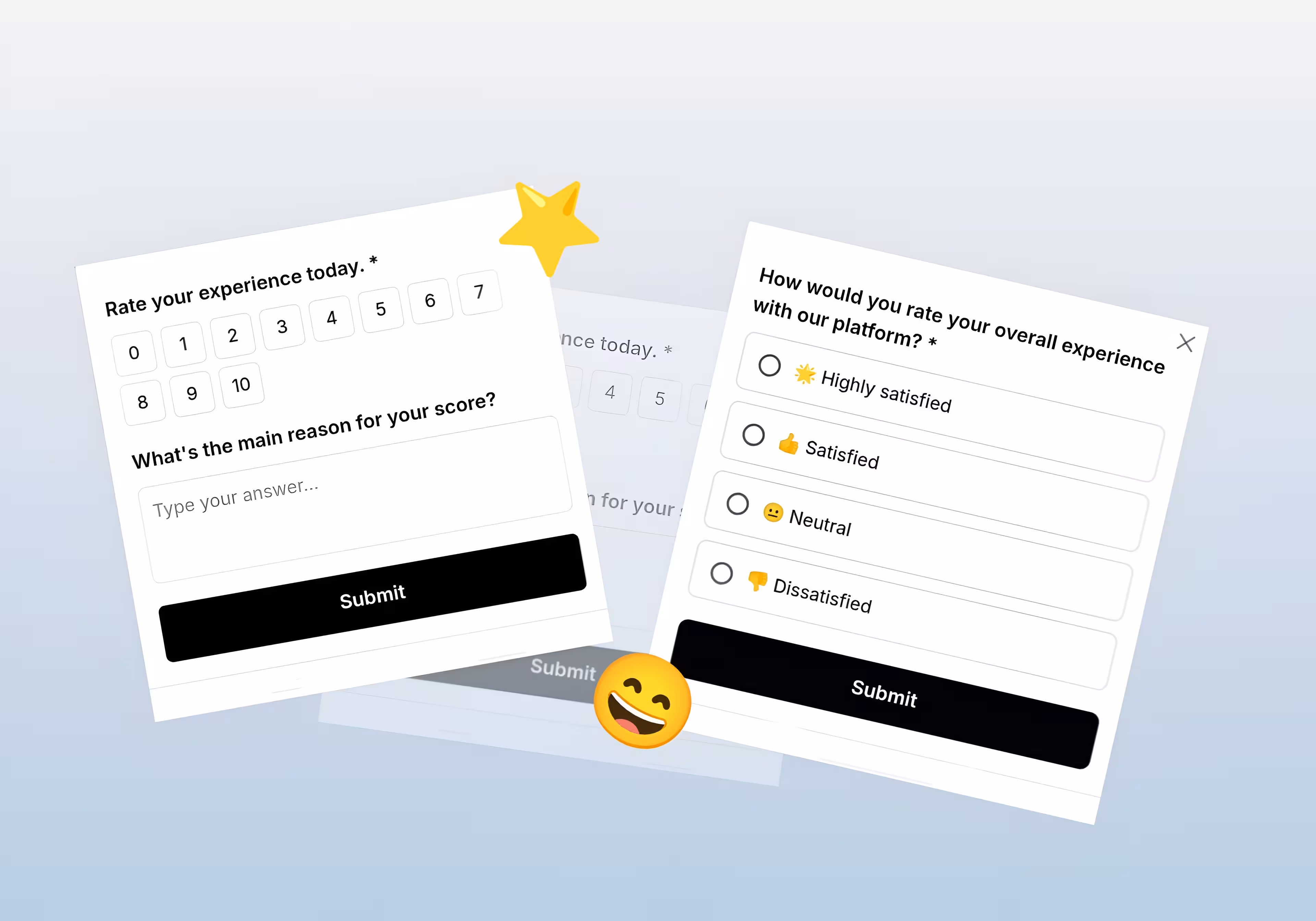 Owtrue in-app survey and survey results